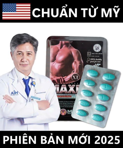 Thuốc cường dương Maxman USA - thảo dược tự nhiên, chống xuất tinh sớm