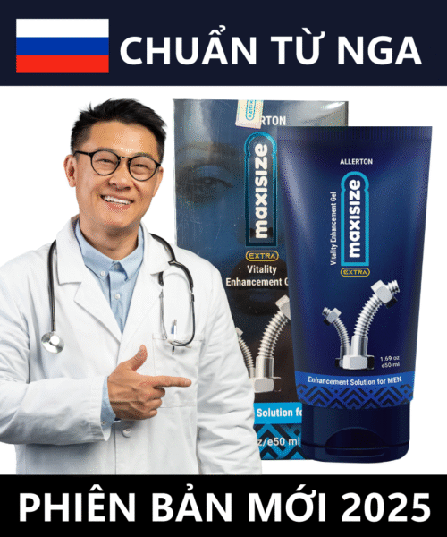 Gel bôi dương vật Maxisize tốt nhất 2025 của Nga - Tăng kích thước dương vật mạnh mẽ 5-7cm và tăng thời gian quan hệ 1-2h