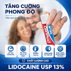 Dynamo Delay tăng cường phong độ – Lidocaine USP 13%
