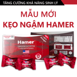 Banner mẫu mới Kẹo sâm Hamer chính hãng Mỹ tăng cường khả năng sinh lý - Nhà thuốc Trung Thắng