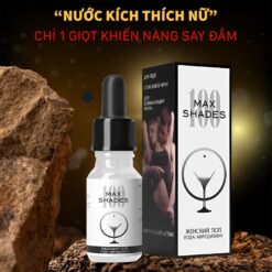 Chai dung dịch Maxshades chính hãng Nga cùng hộp giấy hỗ trợ tăng ham muốn nữ - Nhà thuốc Trung Thắng