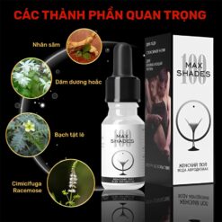 Các thành phần thảo dược quan trọng của Maxshades chính hãng Nga gồm nhân sâm và bạch tật lê - Nhà thuốc Trung Thắng