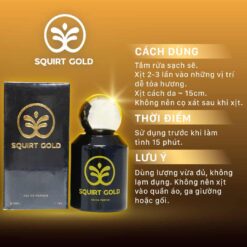 Hướng dẫn sử dụng Squirt Gold chính hãng Mỹ cùng hộp và chai sản phẩm - Nhà thuốc Trung Thắng