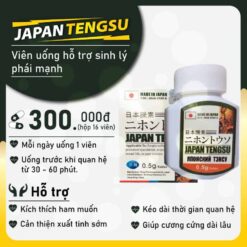 Tengsu chính hãng Nhật Bản hộp 16 viên với hướng dẫn sử dụng và giá bán hỗ trợ sinh lý phái mạnh - Nhà thuốc Trung Thắng