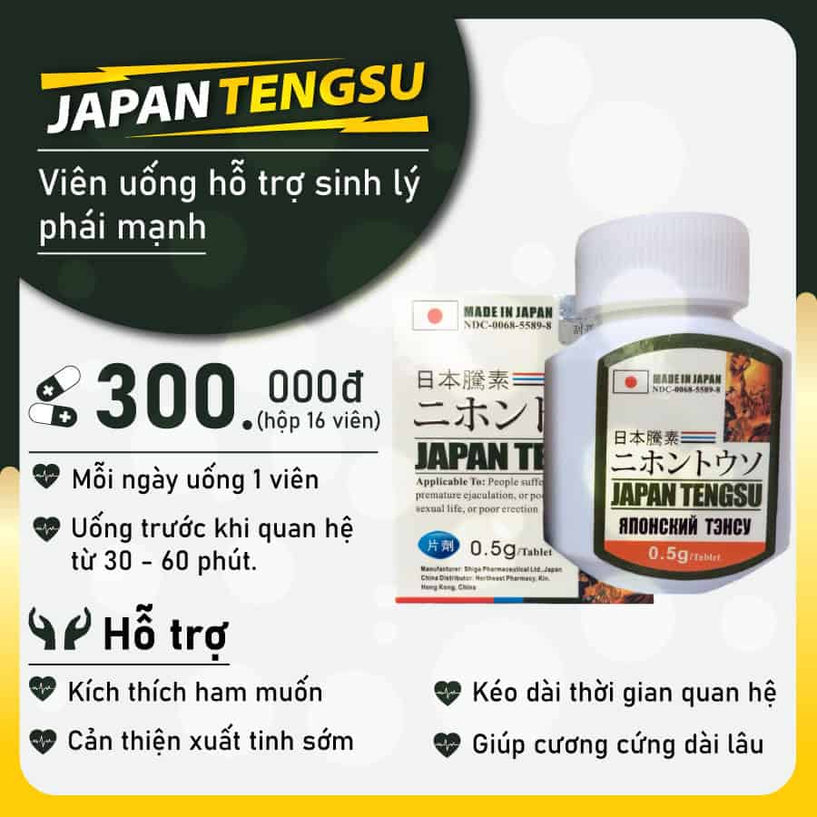 Tengsu chính hãng tại Nhà thuốc Trung Thăng