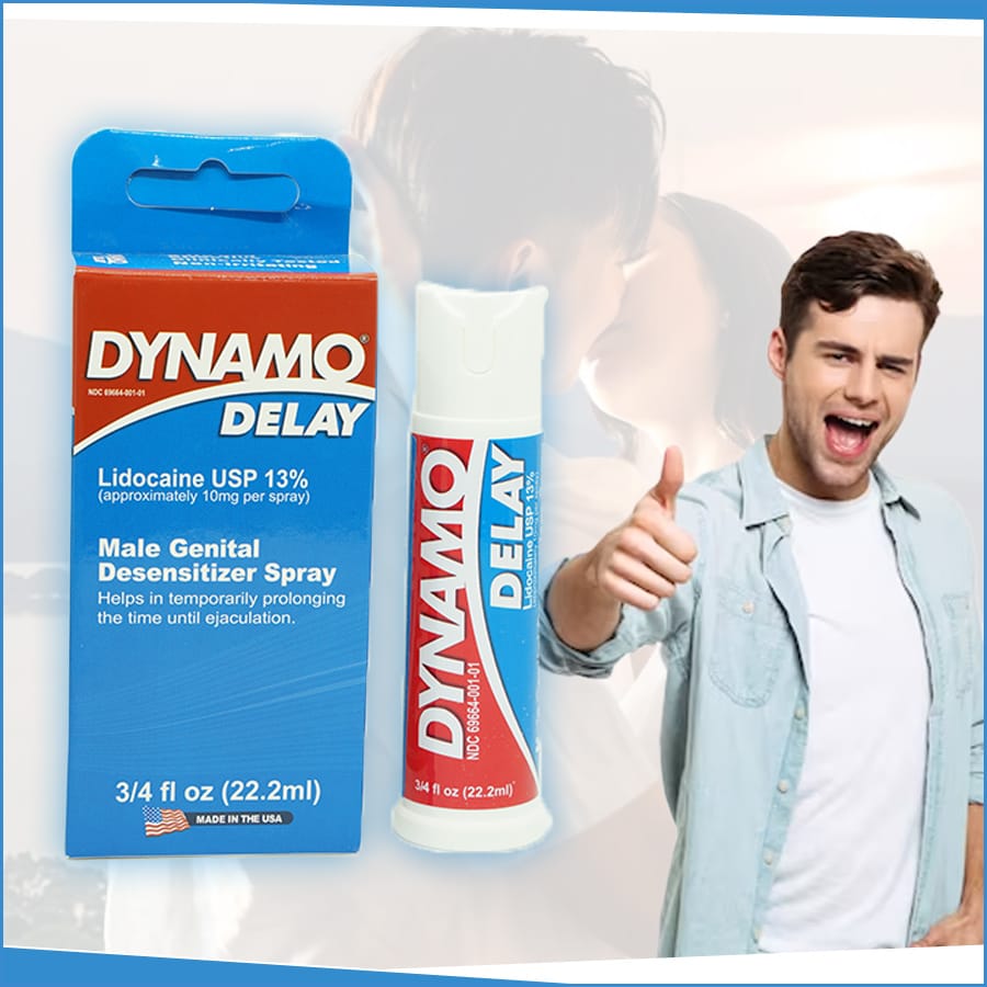 Xịt Dynamo Delay chính hãng Mỹ, Lidocaine USP 13%
