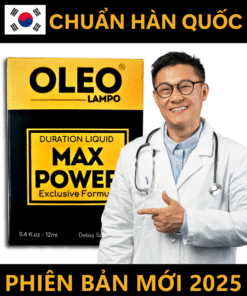 Banner giới thiệu Oleo Lampo Max Power chính hãng Ý phiên bản mới 2025 với hình ảnh bác sĩ - Nhà thuốc Trung Thắng