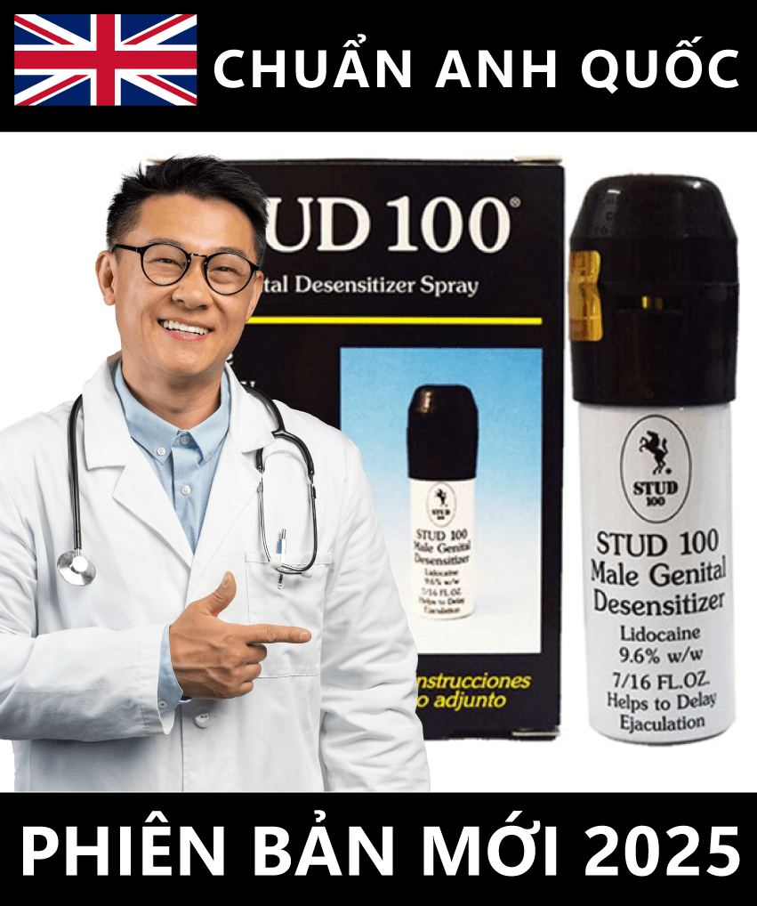 Banner Stud 100 chính hãng Anh Quốc phiên bản mới 2025 cùng bác sĩ tư vấn - Nhà thuốc Trung Thắng