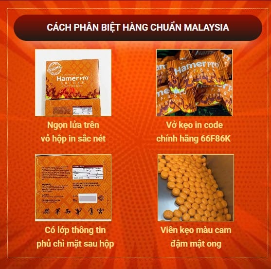 9 dấu hiệu phân biệt kẹo Hamer thật và giả: tem chống giả, mã QR, bao bì, font chữ