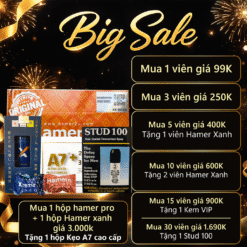 Chương trình ưu đãi Big Sale Kẹo sâm Hamer Pro chính hãng Malaysia theo combo - Nhà thuốc Trung Thắng