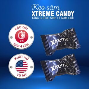 Kẹo Sâm Hamer Xanh Xtreme Candy USA chuẩn Mỹ mới nhất 2025 - Tăng cường sinh lý, chống xuất tinh sớm, tác dụng lên đến vài giờ