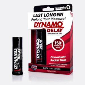 Xịt kéo dài quan hệ Dynamo Delay Black mới 2025 - Kéo dài thời gian, giữ vững phong độ, tác dụng lên đến vài giờ