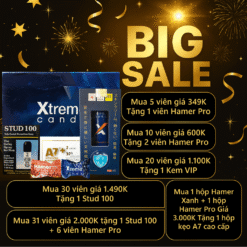 Chương trình ưu đãi Big Sale Kẹo sâm Xtreme Candy chính hãng Mỹ tại Nhà thuốc Trung Thắng