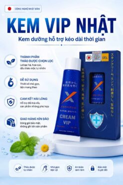 Kem Vip Nhật Bản bạc hà hoa cúc the mát dịu, tác dụng duy trì 2-4 giờ - Nhà thuốc Trung Thắng