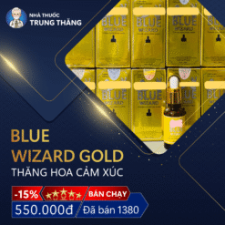 Blue Wizard Gold Màu Vàng Hỗ Trợ Tăng Khoái Cảm Nữ 20ml Chính Hãng