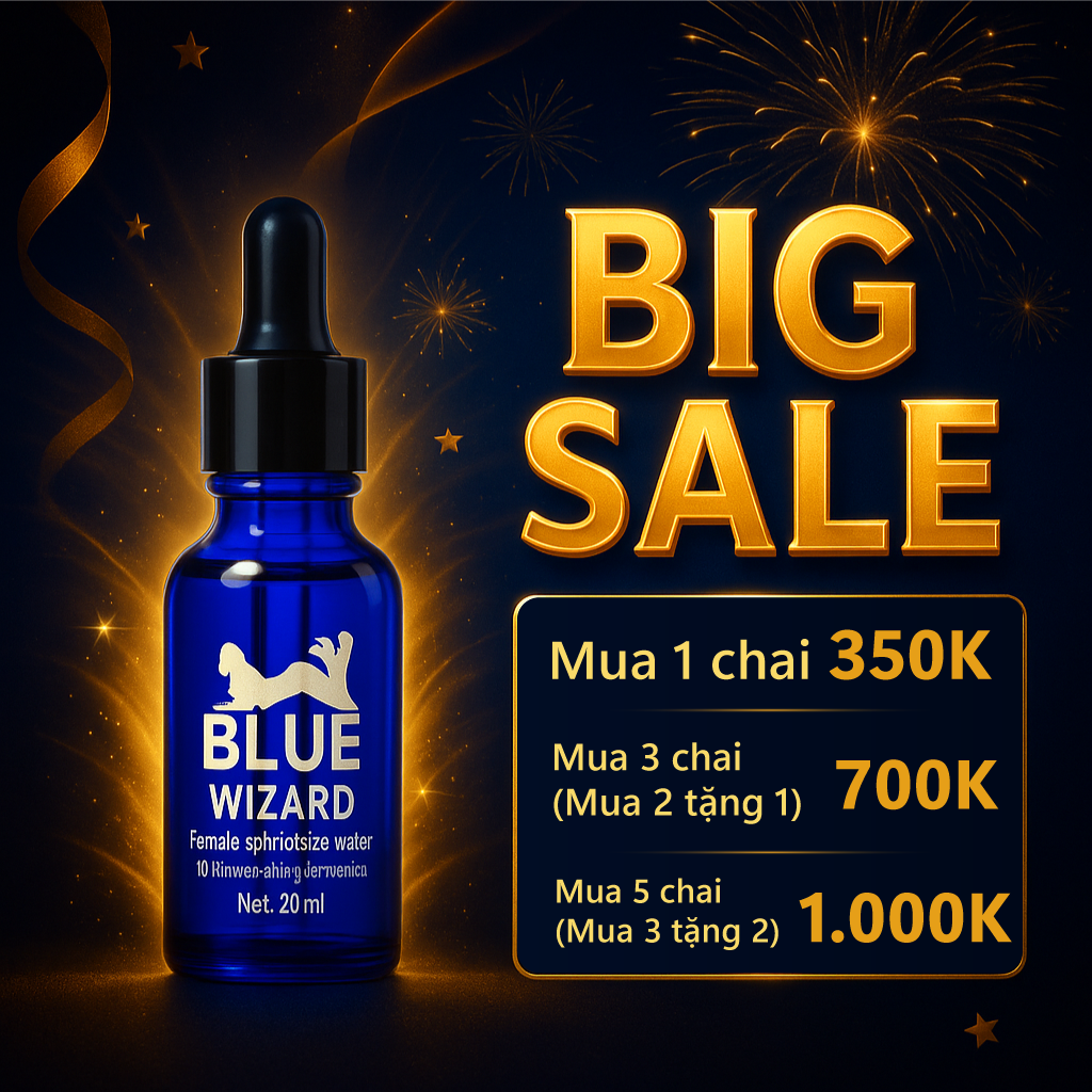 Nước kích dục nữ Blue Wizard loại mạnh 20ml - Ảnh 7
