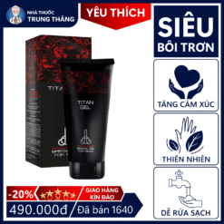 Titan Gel Đỏ Chính Hãng Nga 2026 — Hỗ Trợ Tăng Kích Thước Cậu Nhỏ | Tuýp 50ml
