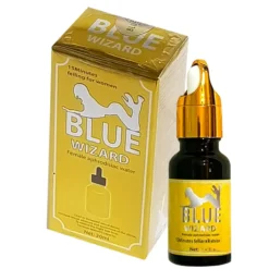 Hộp và chai dung dịch Blue Wizard chính hãng Tây Ban Nha phiên bản vàng - Nhà thuốc Trung Thắng