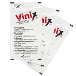 Tem ngậm Vinix chính hãng Hàn Quốc ba gói tem xòe hình quạt - Nhà thuốc Trung Thắng