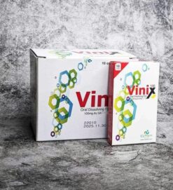 Tem ngậm Vinix chính hãng Hàn Quốc thùng lớn 10 cases và hộp lẻ 10 strips - Nhà thuốc Trung Thắng
