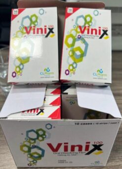 Tem ngậm Vinix chính hãng Hàn Quốc thùng mở chứa nhiều hộp 10 strips - Nhà thuốc Trung Thắng