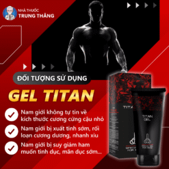 Titan Gel Đỏ chính hãng Nga - đối tượng phù hợp sử dụng - Nhà thuốc Trung Thắng