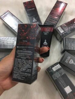 Titan Gel Đỏ chính hãng Nga - mặt sau hộp in chữ tiếng Nga - Nhà thuốc Trung Thắng