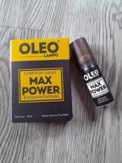 Hộp và chai xịt Oleo Lampo Max Power chính hãng Ý dung tích 12ml dành cho nam - Nhà thuốc Trung Thắng