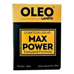 Mặt trước vỏ hộp Oleo Lampo Max Power chính hãng Ý dung tích 12ml - Nhà thuốc Trung Thắng