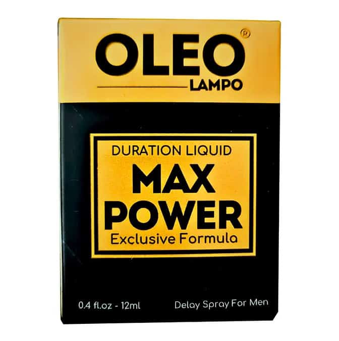Mặt trước vỏ hộp Oleo Lampo Max Power chính hãng Ý dung tích 12ml - Nhà thuốc Trung Thắng