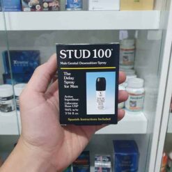 Tay cầm hộp Stud 100 chính hãng Anh Quốc trưng bày tại quầy nhà thuốc - Nhà thuốc Trung Thắng