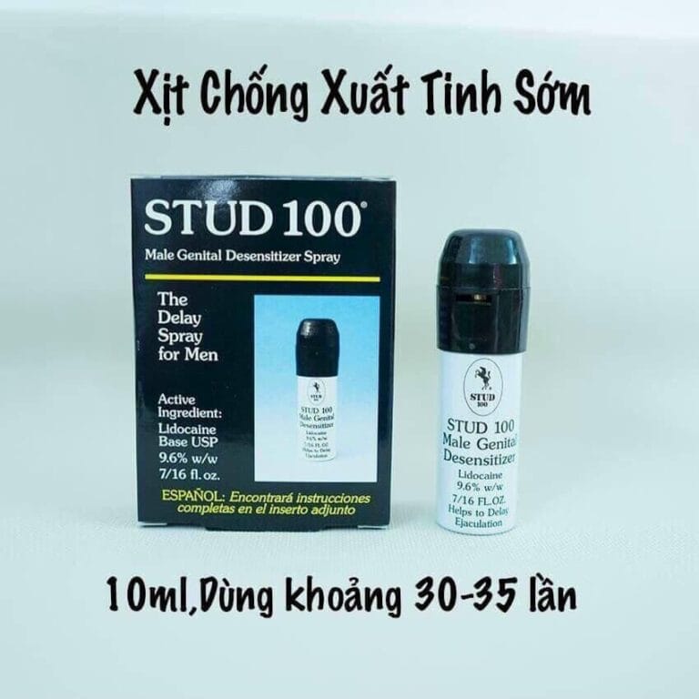 Stud 100 chính hãng Anh Quốc hỗ trợ kéo dài thời gian dung tích 10ml dùng 30-35 lần - Nhà thuốc Trung Thắng