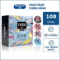 Bao cao su FAMA 001 siêu mỏng nhiều gel bôi trơn gốc nước
